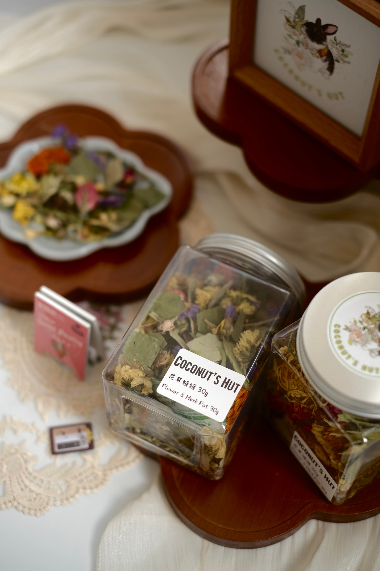 Coconut's Hut Herbal Blossom Mix – Natural Flower Topping 30g