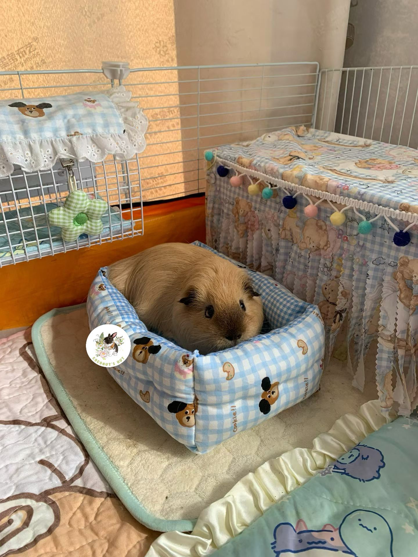 ATDZ Rectangle Cotton Pet Bed