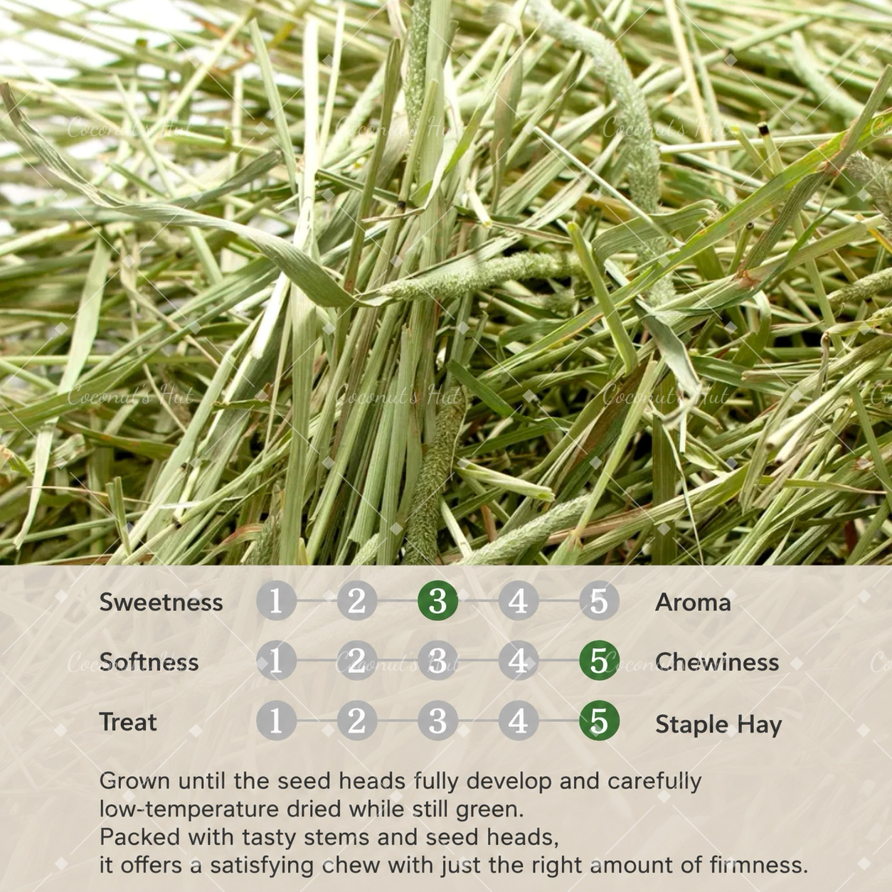 Leafcorp Green Cut Timothy Hay 日本产 青割提摩西草