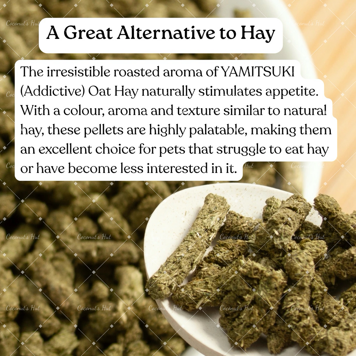 Leafcorp Yamitsuki (Addictive) Oat Hay Pellet Treats 日本产 上瘾燕麦零食颗粒