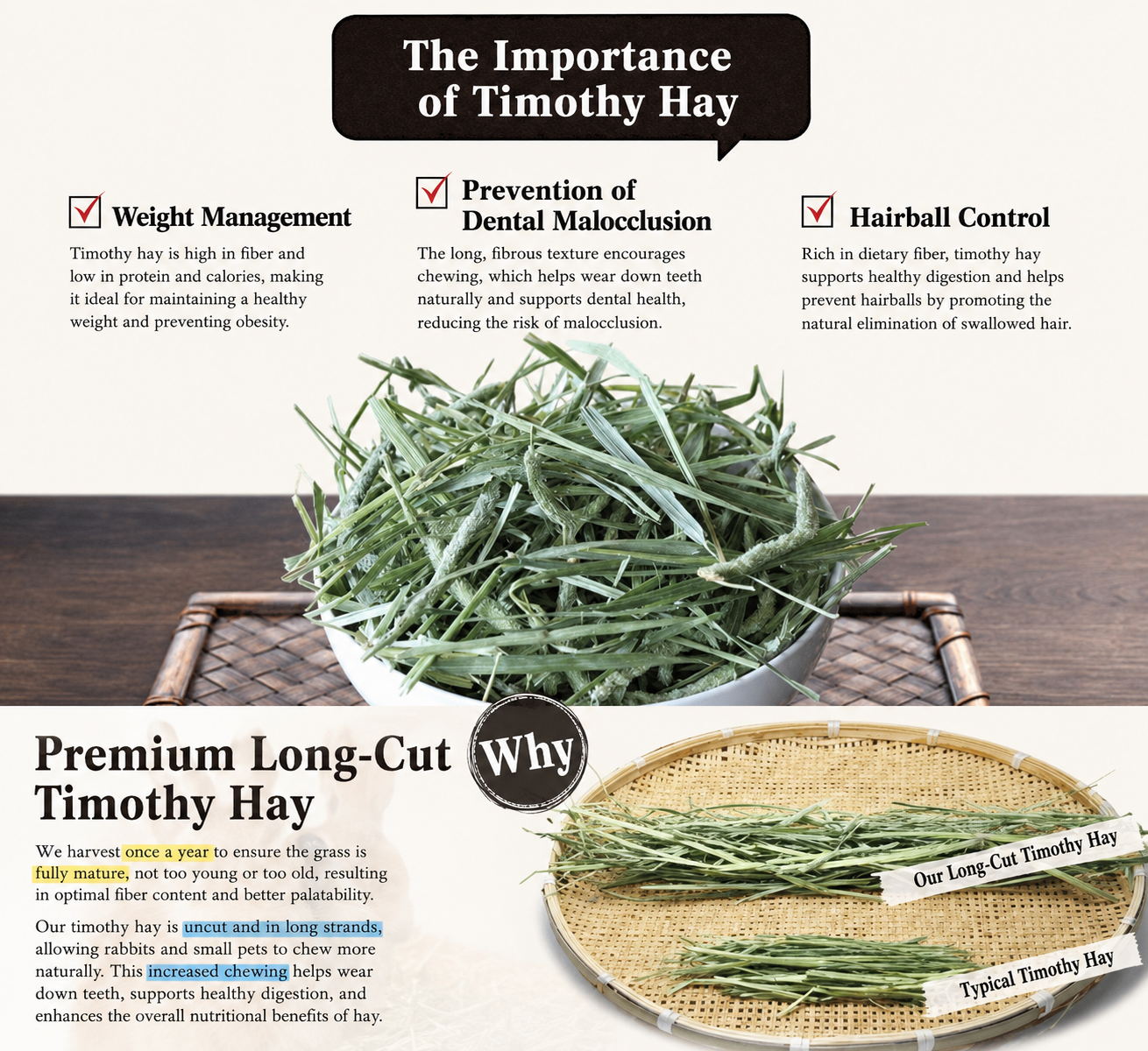 Hay Market Timothy Hay (First Cut)