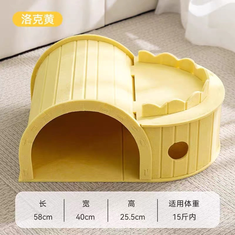 Pure Felt S-Shaped Maze Hideout Tunnel