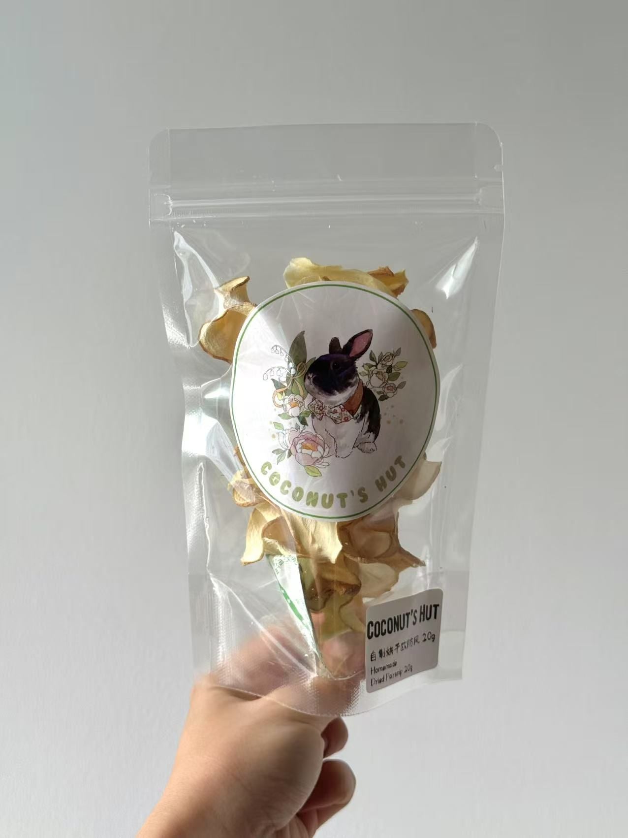 Coconut's Hut Dried Parsnip Slices 20g