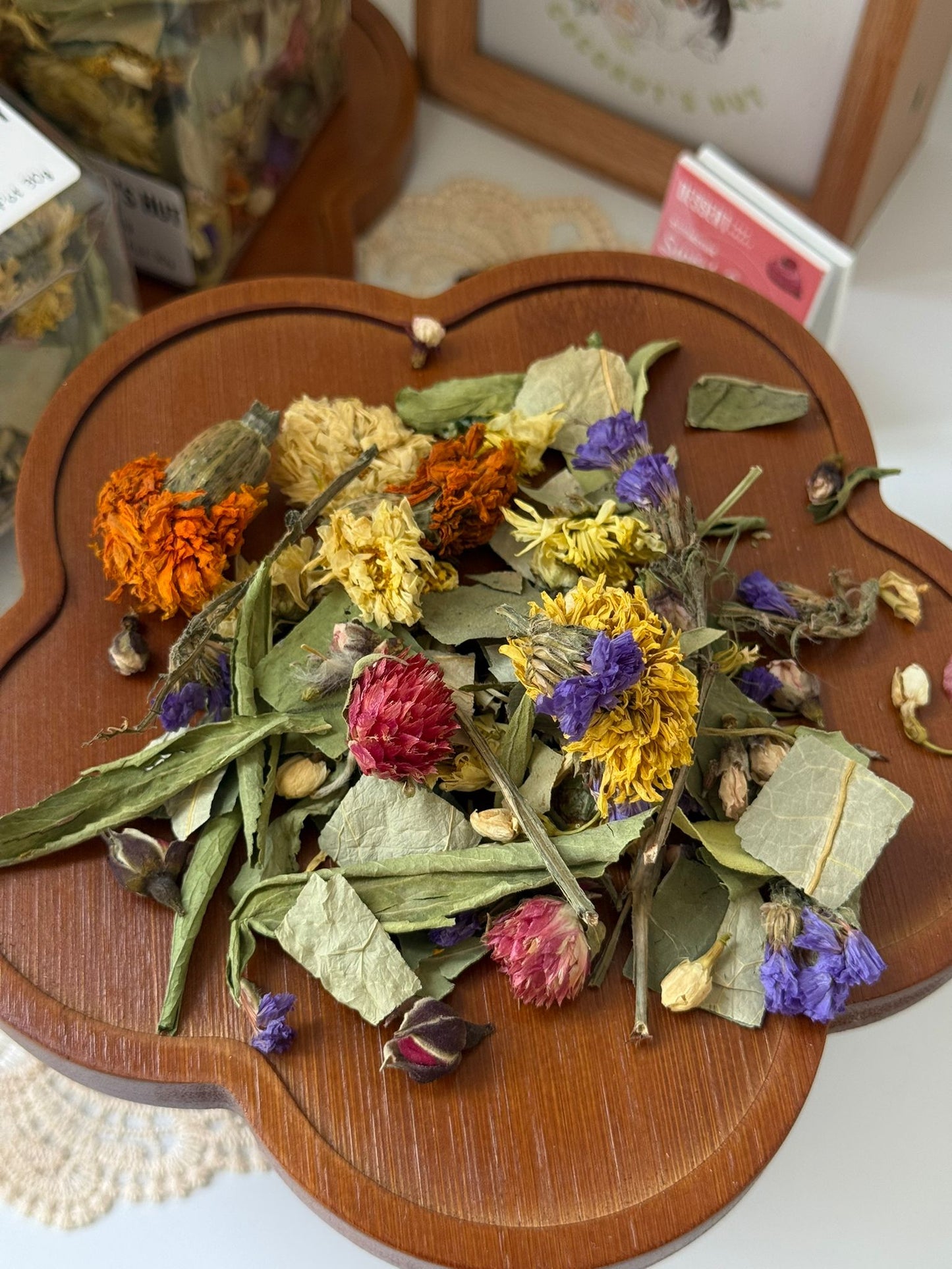 Coconut's Hut Herbal Blossom Mix – Natural Flower Topping 30g